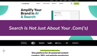 Search Is Not Just About Your .Com(’s)
 