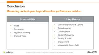 7 Key Metrics In Measuring Content Effectiveness | PDF
