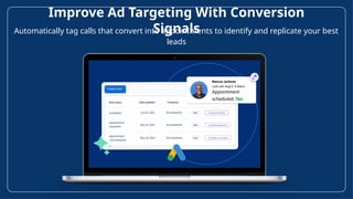 35
© Confidential 2025
Automatically tag calls that convert into appointments to identify and replicate your best
leads
Improve Ad Targeting With Conversion
Signals
 