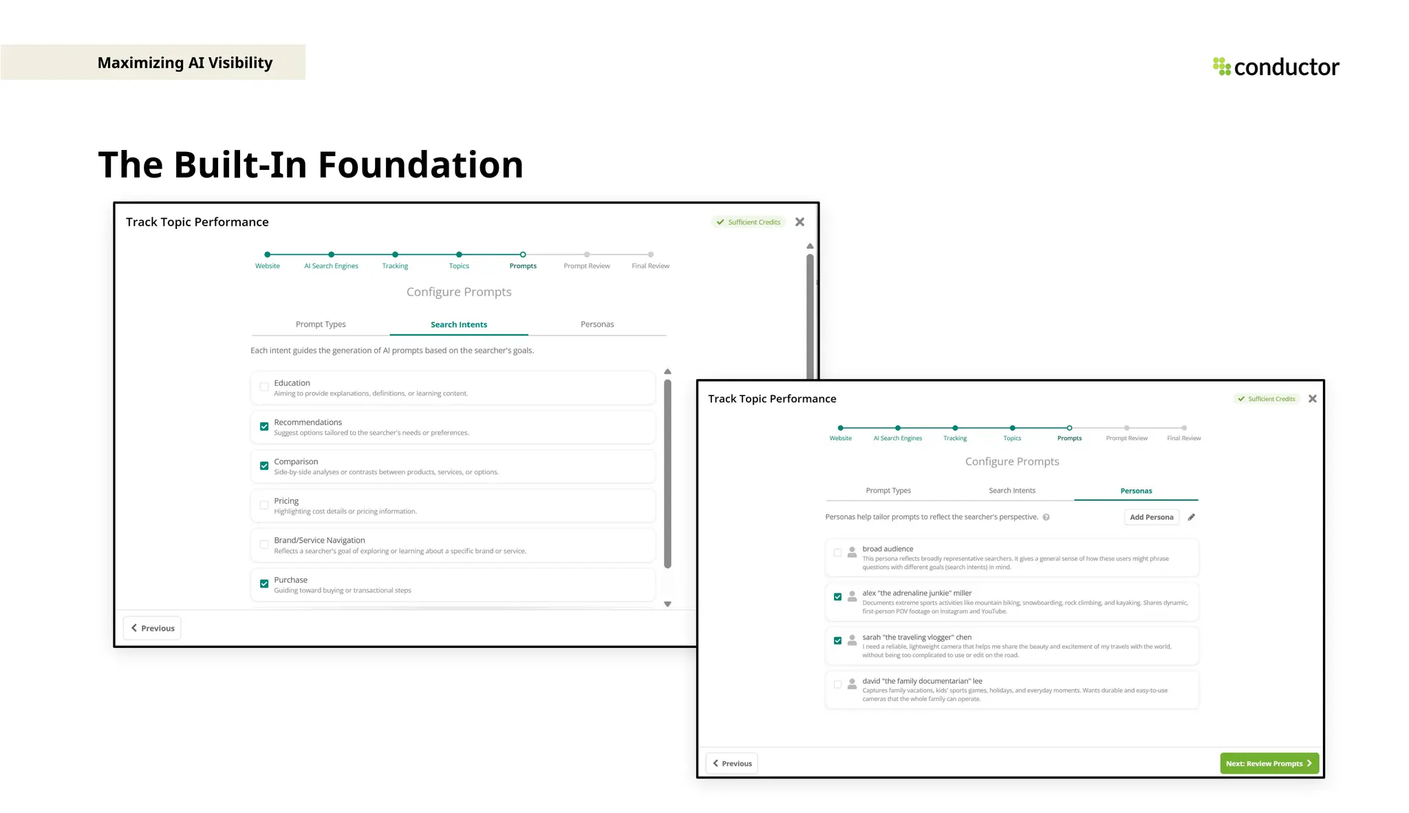 The Built-In Foundation
Maximizing AI Visibility
 