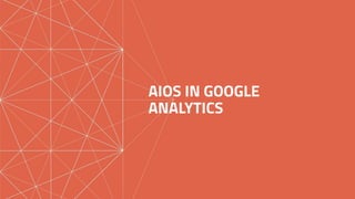 AIOS IN GOOGLE
ANALYTICS
 