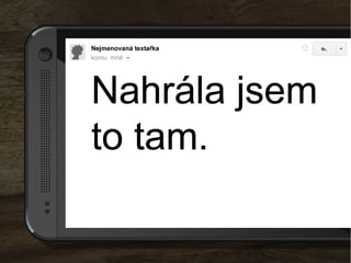 Nad dopisy textařů...