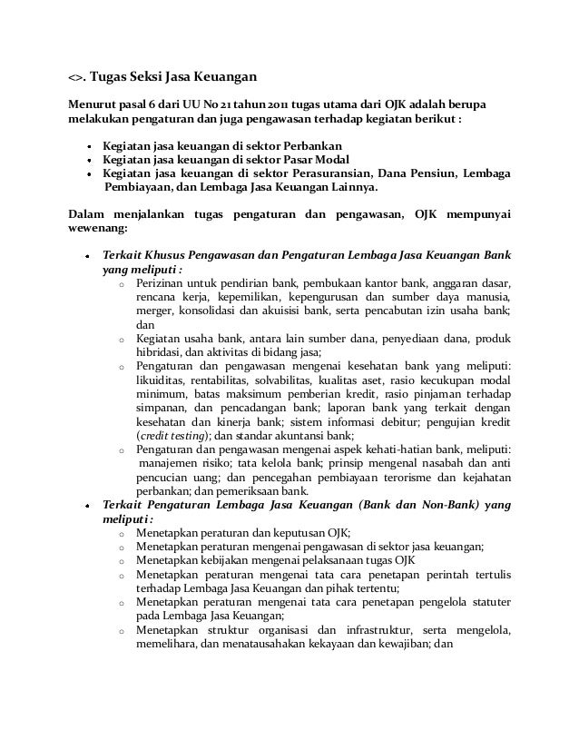 makalah ojk