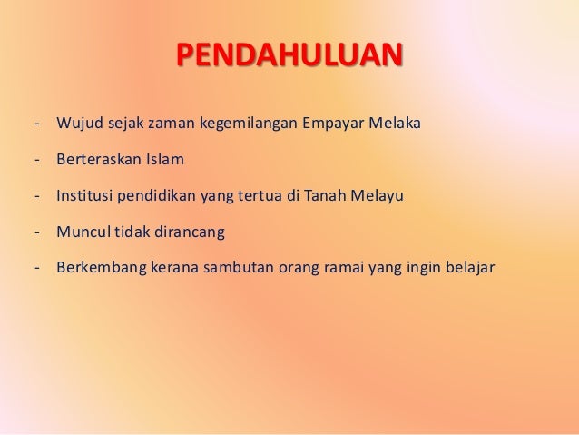 Sekolah agama tradisional