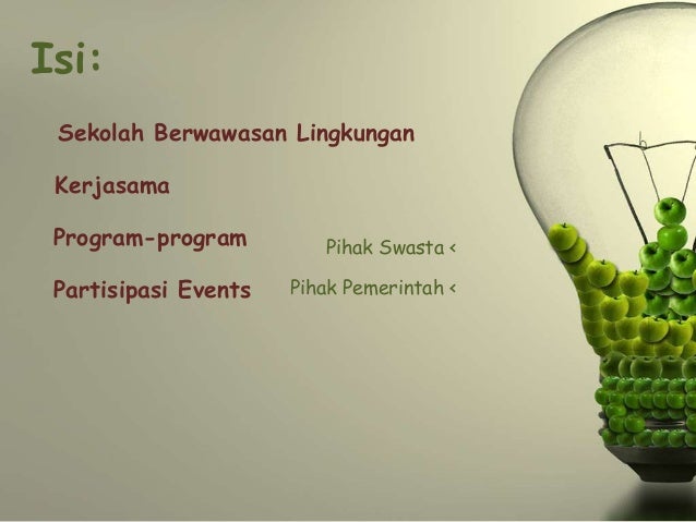 Sekolah Berwawasan Lingkungan