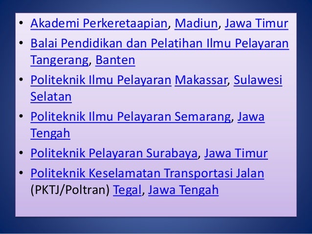 Sekolah tinggi kedinasan