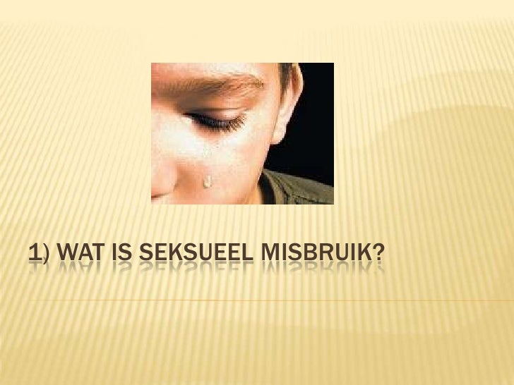Seksueel misbruik bij jongens