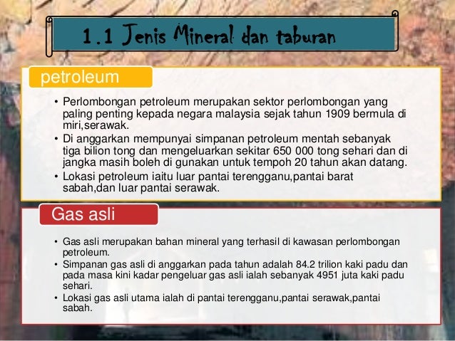 Sektor perlombogan dan sumber tenaga