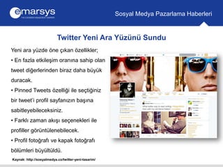Twitter Yeni Ara Yüzünü Sundu
Sosyal Medya Pazarlama Haberleri
Kaynak: http://sosyalmedya.co/twitter-yeni-tasarim/
Yeni ar...