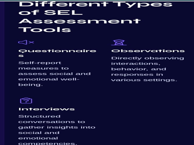 Social emotional learning assessment ppt | PPTX
