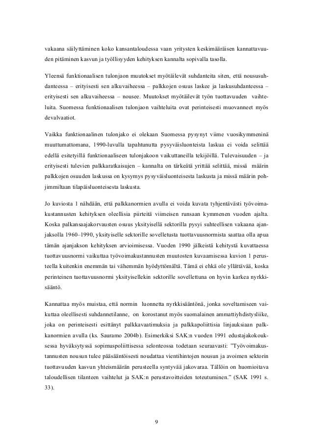 Palkkanormit ja palkanmuodostus Suomessa Palkkanormit ja palkanmuodostus Suomessa