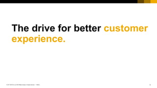 2PUBLIC© 2017 SAP SE or an SAP affiliate company. All rights reserved. ǀ
Public
The drive for better customer
experience.
 
