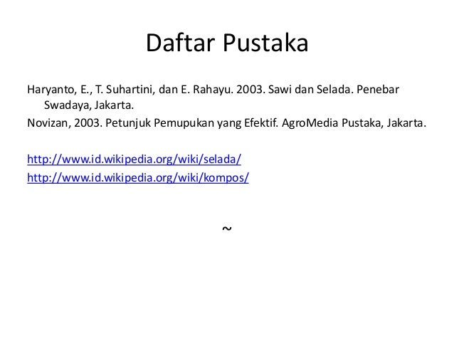 Pengaruh Kompos pada Selada Pengaruh Kompos pada Selada