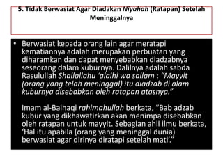 Selamat dari siksa kubur | PPT