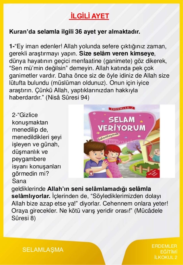 Selamlasma Adabi Ile Ilgili Ayet Ve Hadisler Galeri Fikriyat Gazetesi