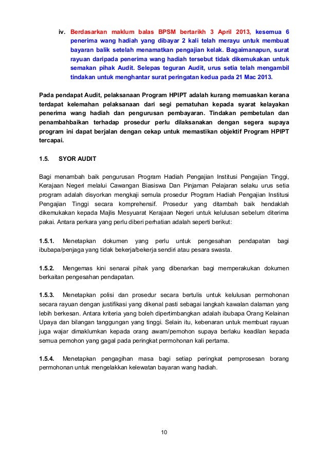 Laporan Ketua Audit Negara 2012 Siri 2 Selangor