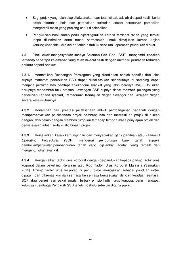 Laporan Ketua Audit Negara 2013 Siri 2 Negeri Selangor