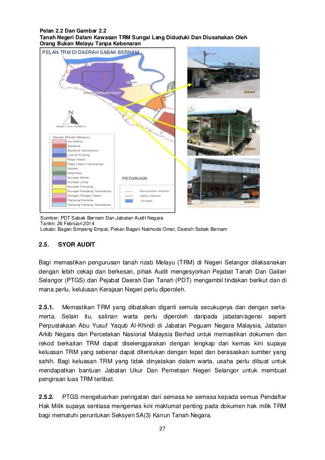 Laporan Ketua Audit Negara 2013 Siri 2 Negeri Selangor