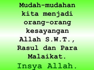 Selawat Rasulullah Selawat Ke Atas Rasulullah SAW | PPS