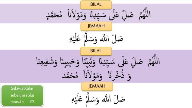 Selawat Terawih 8 Rakaat - Hukum Selawat Solat Tarawih (Jawapan Ustaz