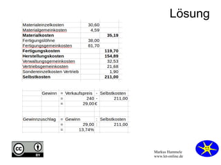 Markus Hammele
www.let-online.de
Lösung
 