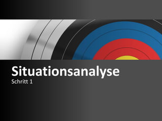 Situationsanalyse
Schritt 1

 