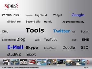 Selbstvermarktung Im Web20 Slideshare