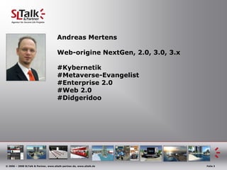 Selbstvermarktung Im Web20 Slideshare