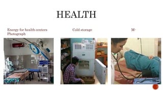 Energy for health centers Cold storage M-
Photograph
 