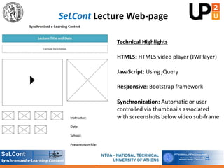 SeLCont: Synchronised e-Learning Content 