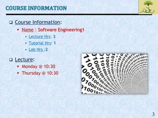 SE_Lec 00_ Software Engineering 1 | PPT