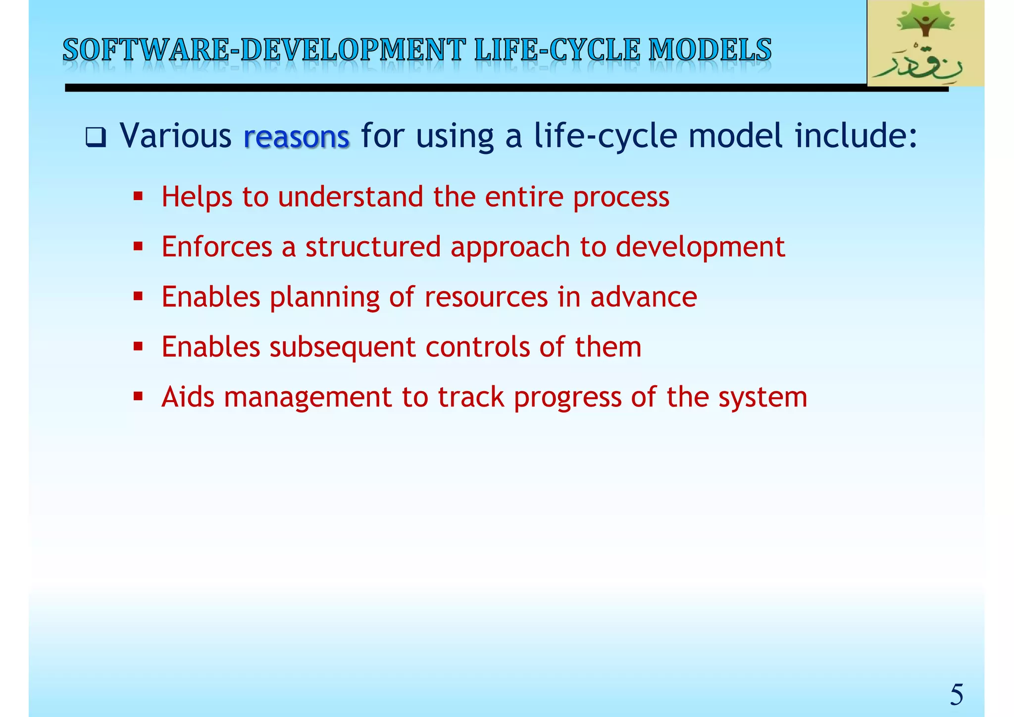 SE_Lec 02_Software Life Cycle Models