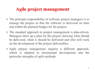 Agile is a flexible and iterative approach to software development that ...