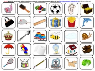 AUTOR: María José de Luis Flores. Maestra especialista en Audición y Lenguaje-Psicopedagoga. Autora del blog http://lapsico-goloteca.blogspot.com.es LICENCIA CC (BY-NC-SA)
 