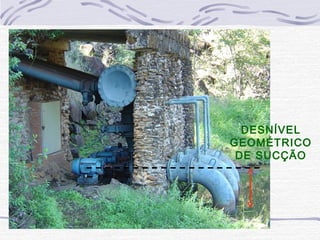 DESNÍVEL
GEOMÉTRICO
DE SUCÇÃO
 