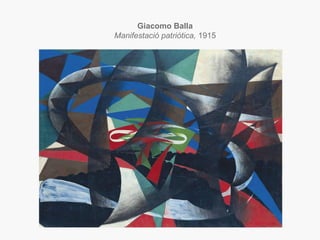 Giacomo BallaManifestació patriòtica, 1915