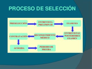 PROCESO DE SELECCIÓN
 