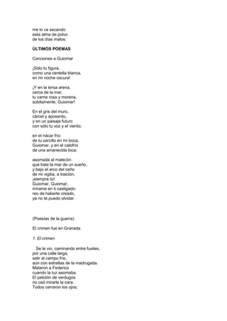 Selección de poemas de Antonio Machado