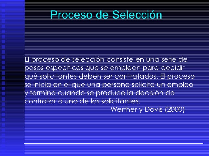 Seleccion de personal