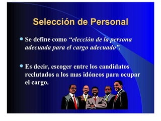 Seleccion  de personal 2