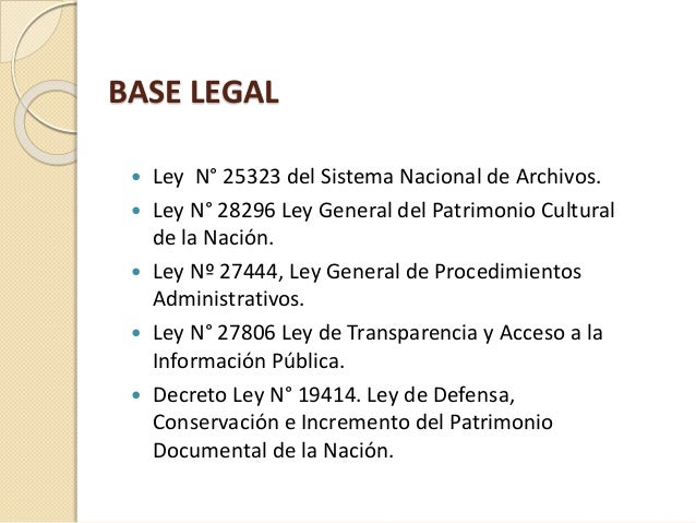 Resultado de imagen para Ley Nº 25323