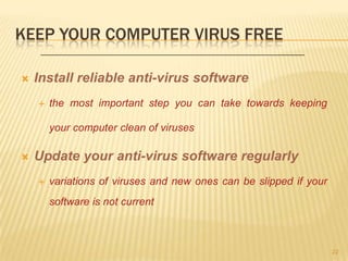 COMPUTER VIRUS | PPTX