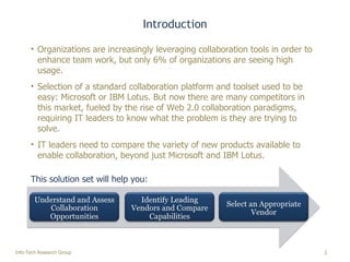 Select collaboration platform | PPT