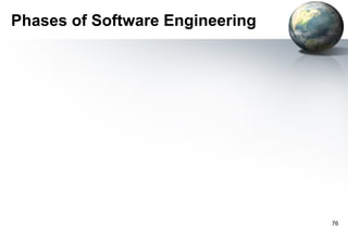 Phases of Software Engineering




                                 76
 
