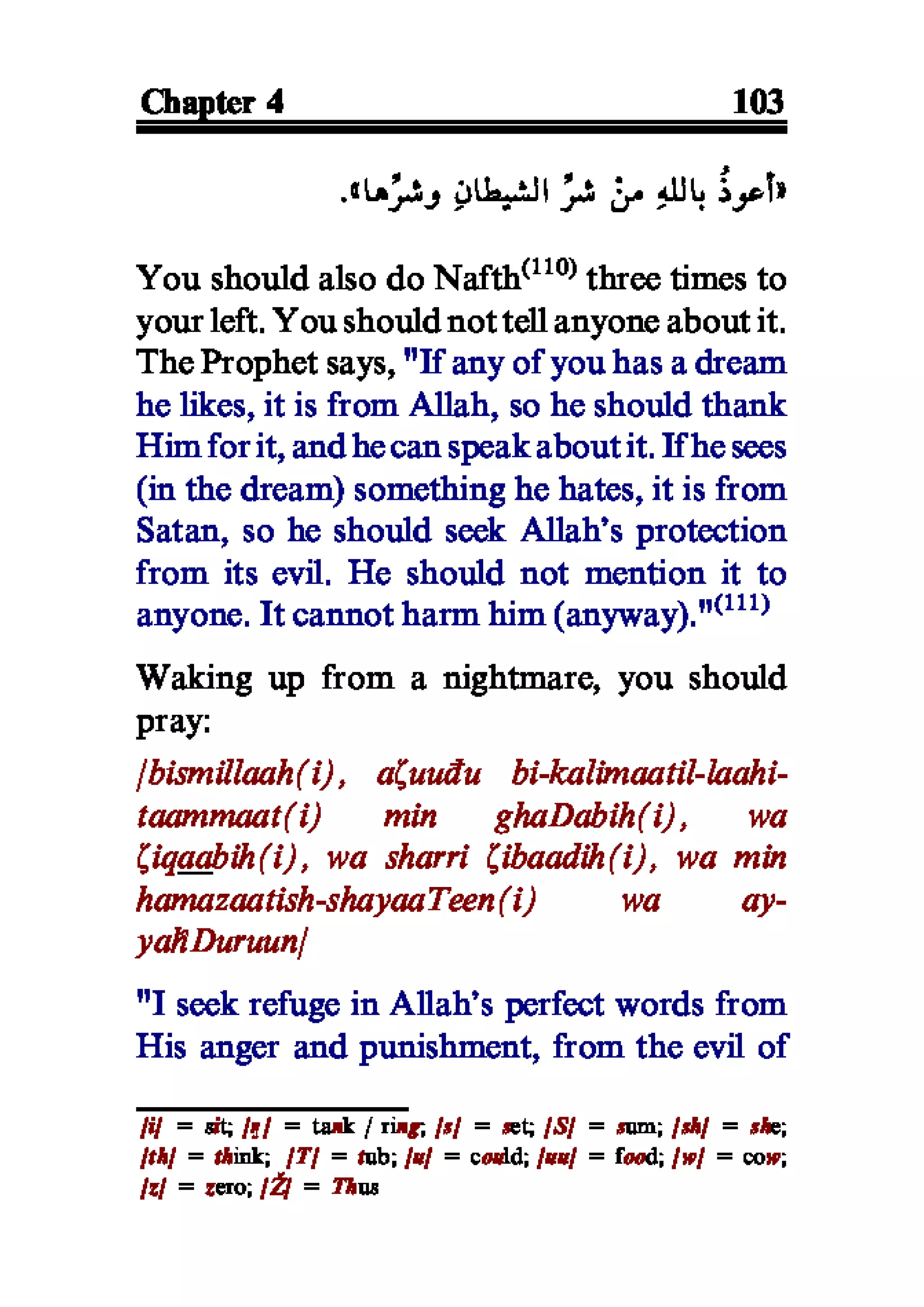 Selected adhkaar situations & supplications