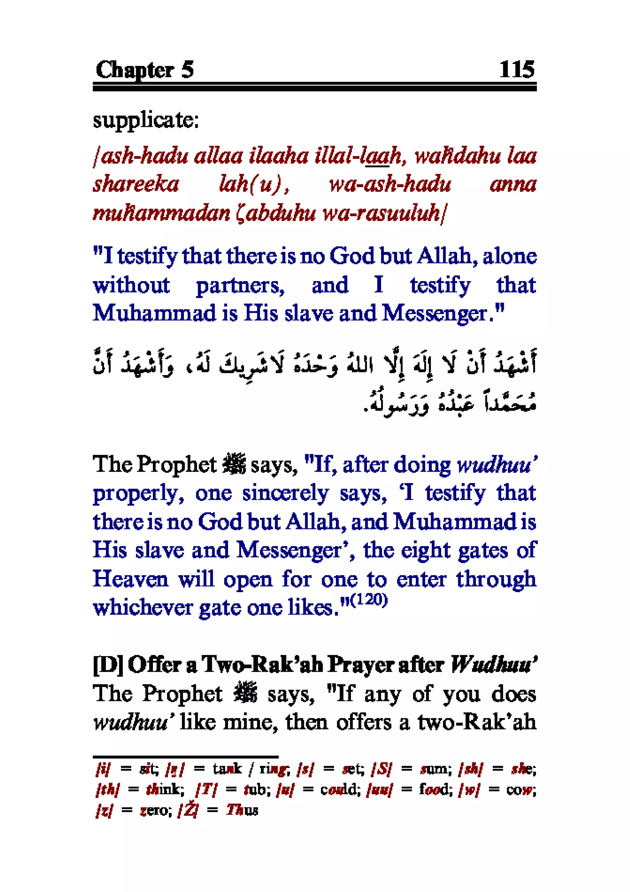 Selected adhkaar situations & supplications