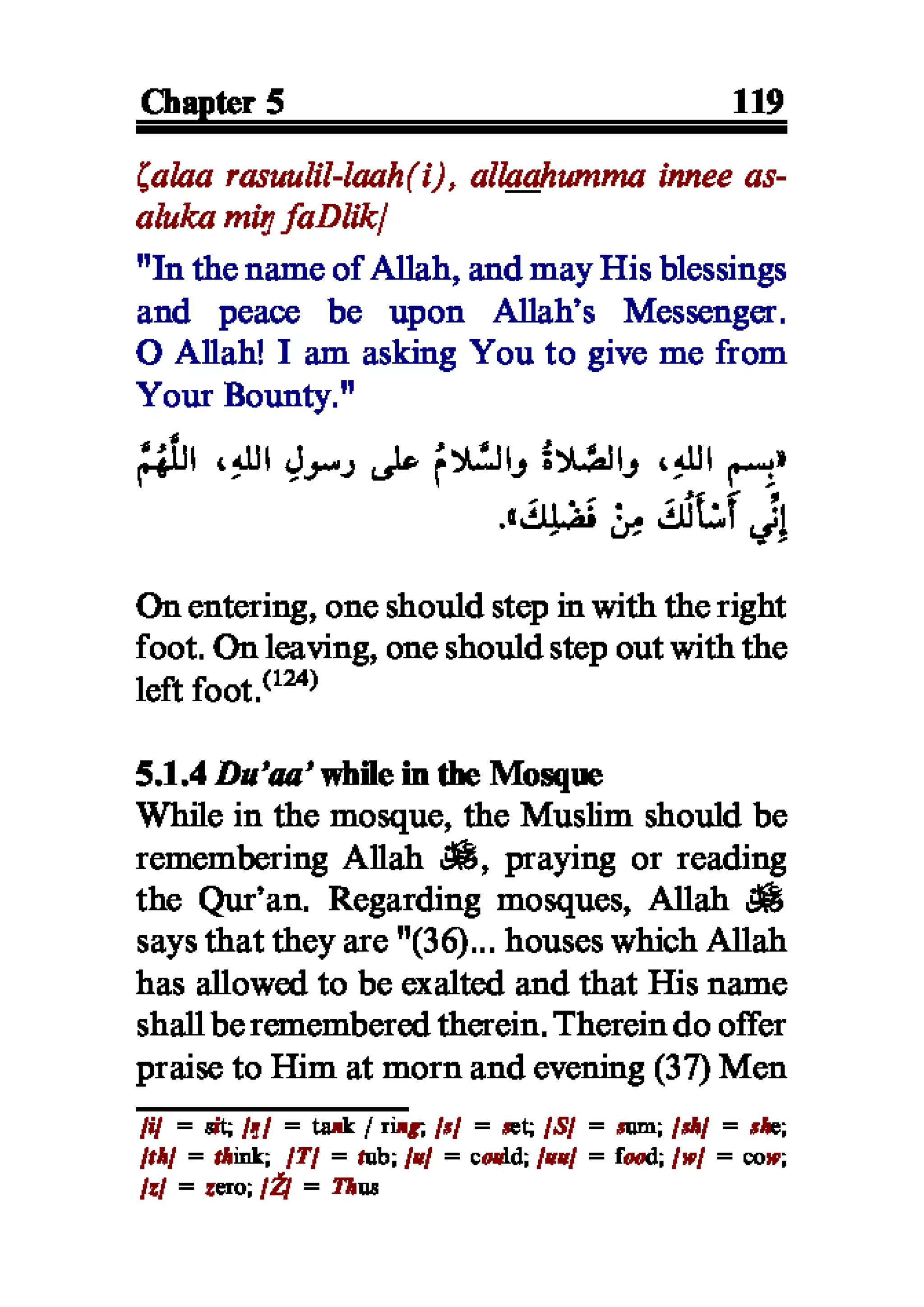 Selected adhkaar situations & supplications