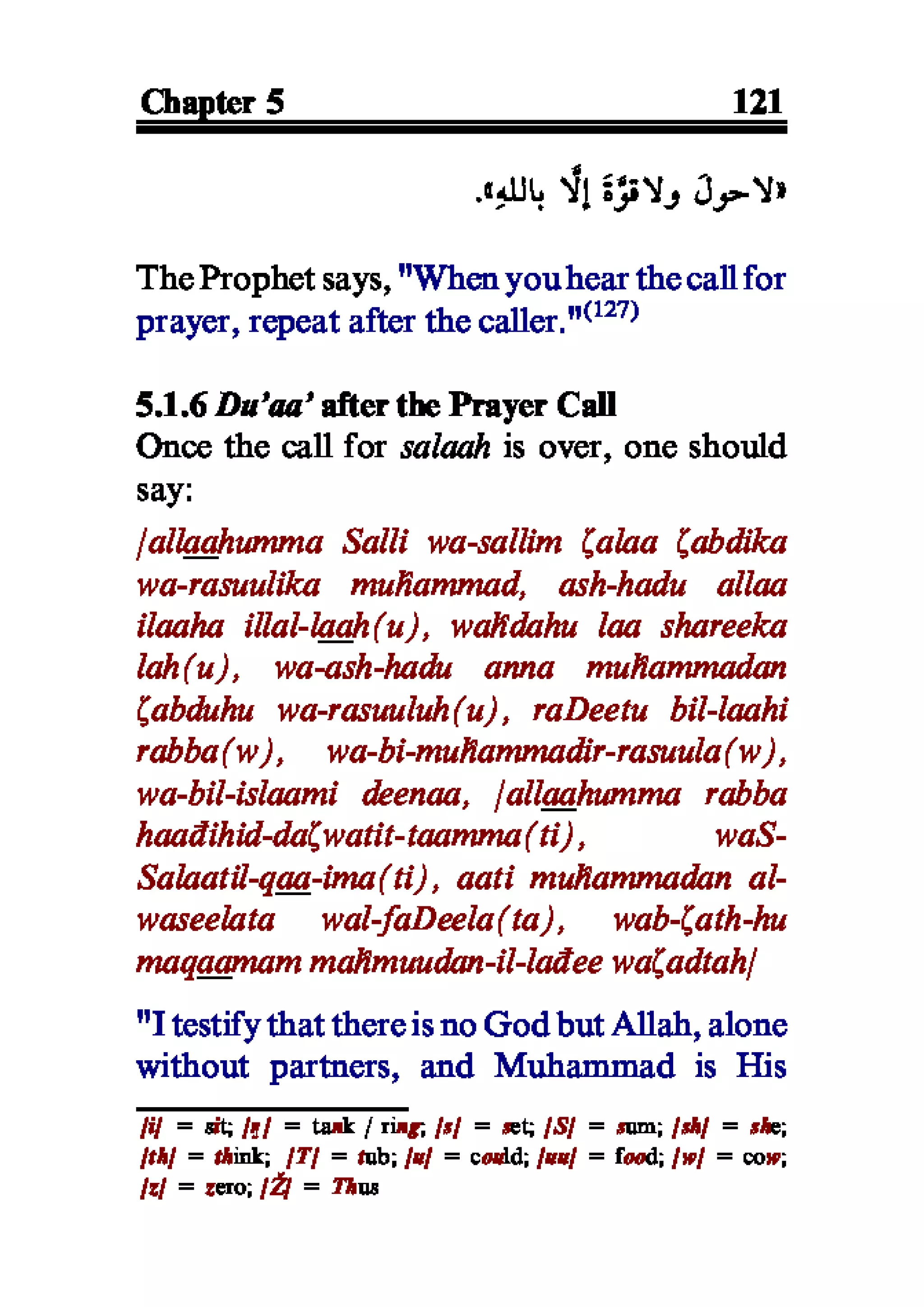 Selected adhkaar situations & supplications