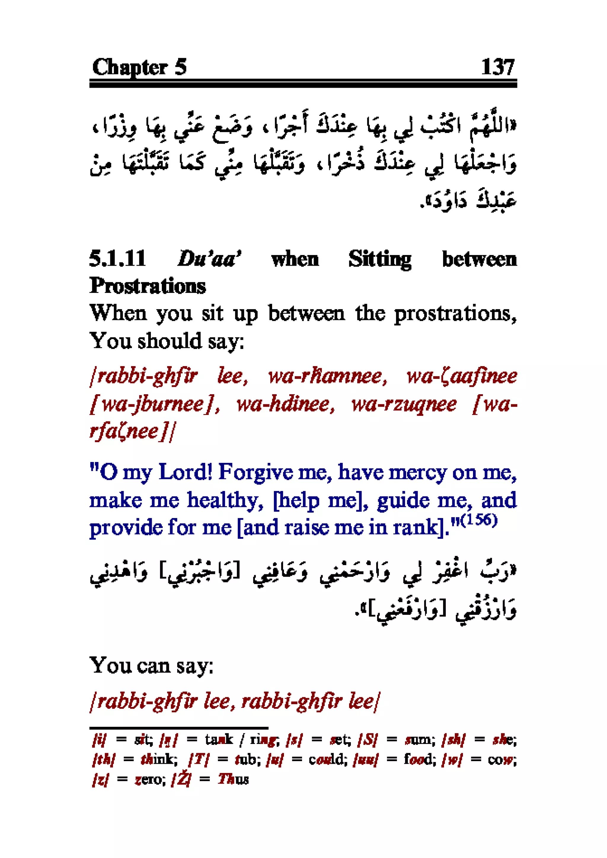 Selected adhkaar situations & supplications
