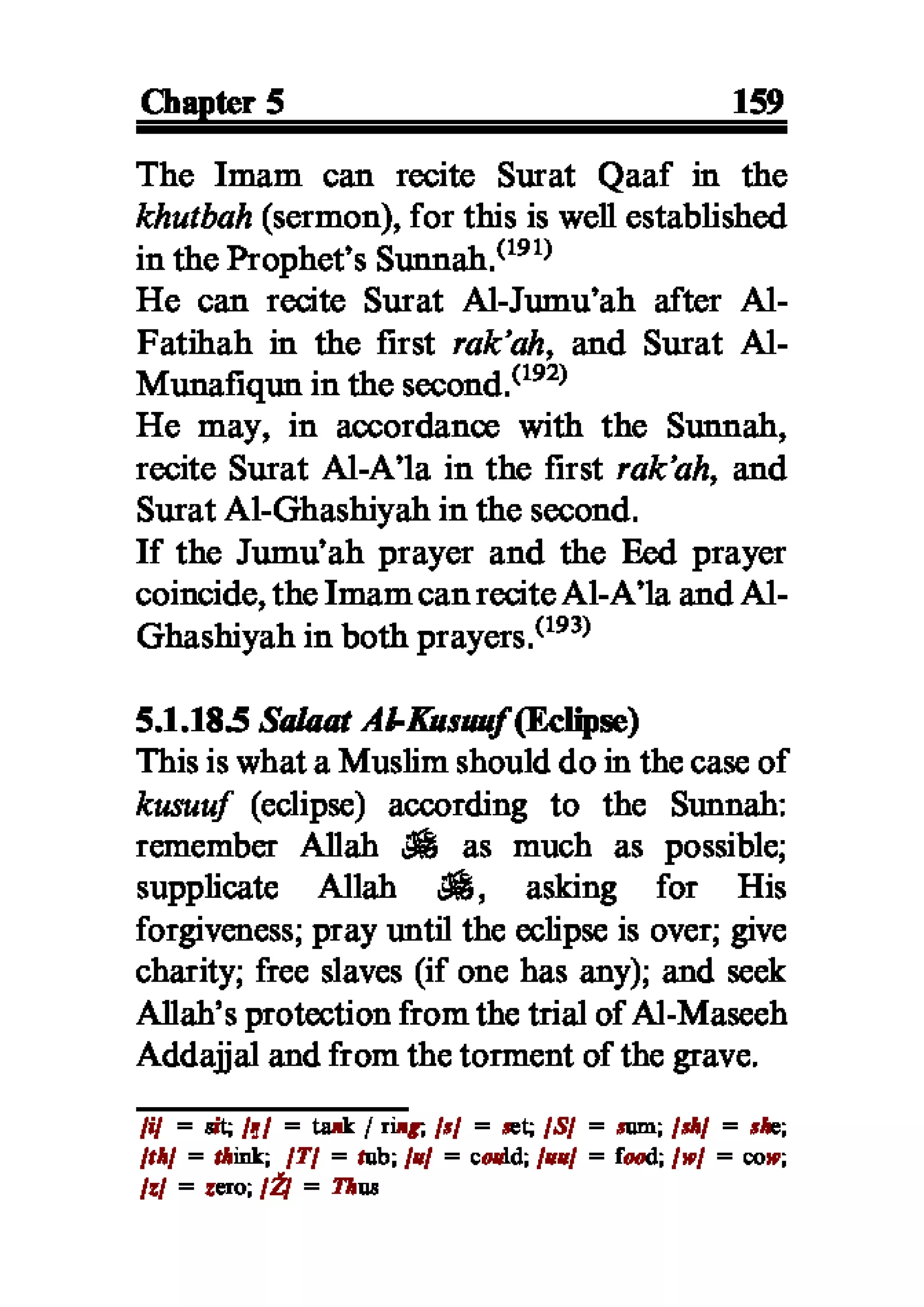 Selected adhkaar situations & supplications